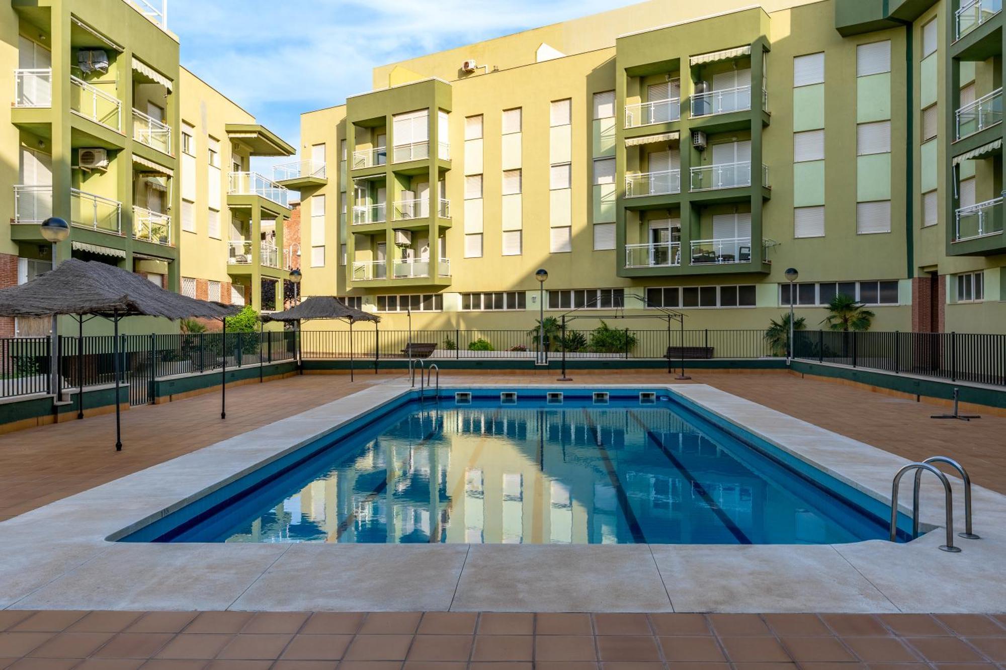 Bonito Apartamento En La Playa Con Piscina Torrenueva  Kültér fotó